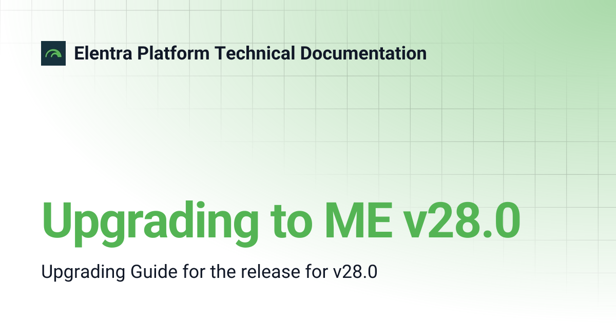 Upgrading to ME v28.0 | Elentra Platform Technical Documentation